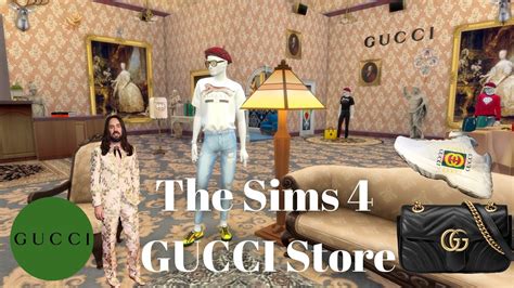 sims 4 Gucci store cc